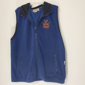 UVA Navy/Orange Vest, Swimming and Diving, XL